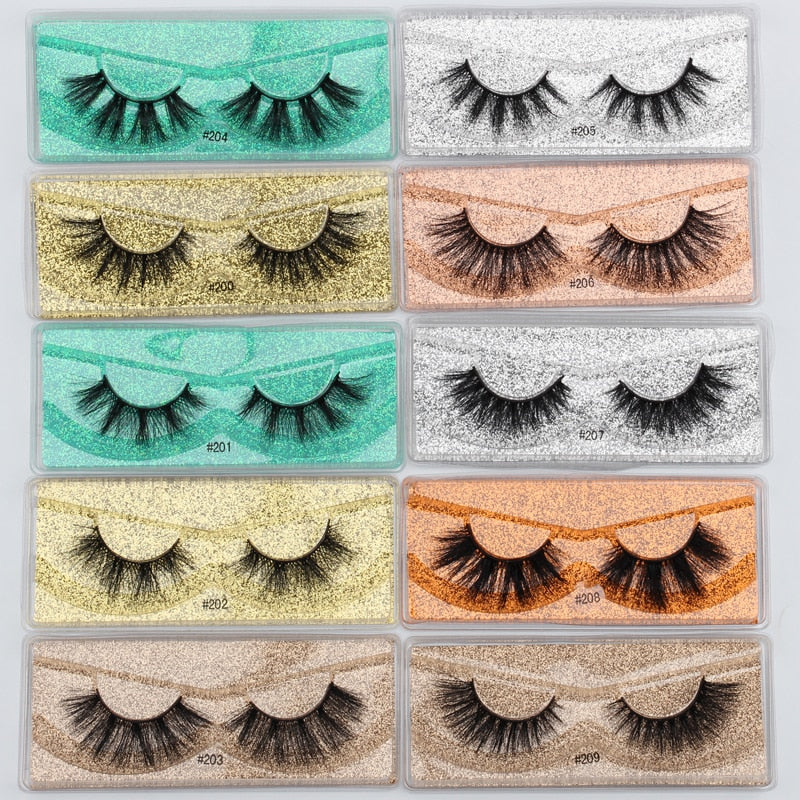 New Wholesale Messy Eyelashes 3d Mink Lashes Mink Eyelashes Natural Soft Wholesale False Eyelashes Make ups False Lashes In Bulk