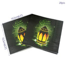 Ramadan Decoration eid mubarak Disposable Tableware Paper Plate Cup Islamic Muslim Party Eid al-fitr Ramadan Mubarak Supplies