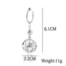 Anime Tokyo Revengers Kazutora Hanemiya Earrings Hollow Ball Pendant Dangle Earring Cosplay Jewelry Accessories