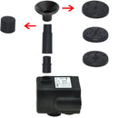 Solar Water Fountain Pump 7V Brushless Motor Solar Powered Water Pump for Garden Pool Bird Bath Solar Decoration Outdoor 40%