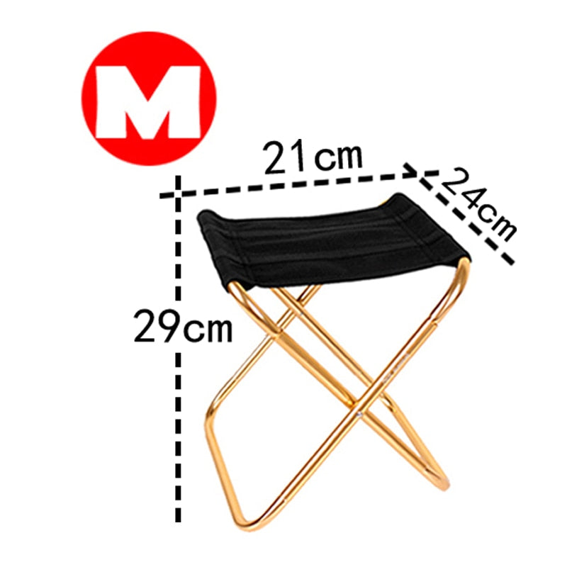 Detachable Portable Folding Chair Outdoor Camping Chairs Beach Fishing Chair Ultralight Travel Hiking Picnic Seat Outdoor Tools