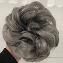 Tinashe Beauty banda elástica con cabello desordenado moño Scrunchy Chignon con banda elástica Messi postizos Donut para mujeres y niños