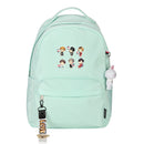 Anime Haikyuu Karasuno VBC Women Backpack Kawaii Pink School Bags Nylon Bookbag Cartoon Travel Bagpack Small School Rugzak