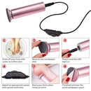 Elektrischer Fersenkallusentferner / Fußfeile Pflegewerkzeug / Pediküregerät zum Entfernen abgestorbener Haut der Füße mit Netzteil