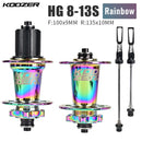 NEW Koozer XM490 PRO Hubs 4 Bearing MTB Mountain Bike Hub Rear 10*135mm QR100*15 12*142mm Thru 32 Holes Disc Brake Bicycle Hub