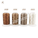 Sanbest Polyester Embroidery Thread High Strength For Brother Singer Janome Babylock Embroidery Machine 1000m Filament Threads