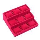 Bracelet Tray 4 Grids Jewelry Display Box Jewelry Pillow Display Prop Watches Bracelet Showcase Watch Tray