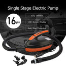 12V SUP Max 16/20 PSI Dual Stage Electric Air Pump Intelligent Inflatable Pump for Inflatable SUP Stand Up Paddle Surfing Board