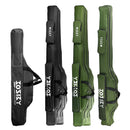 Fishing Rod Storage Bag  Oxford Cloth Multifunctional  1/2/3 Layer Black / Green