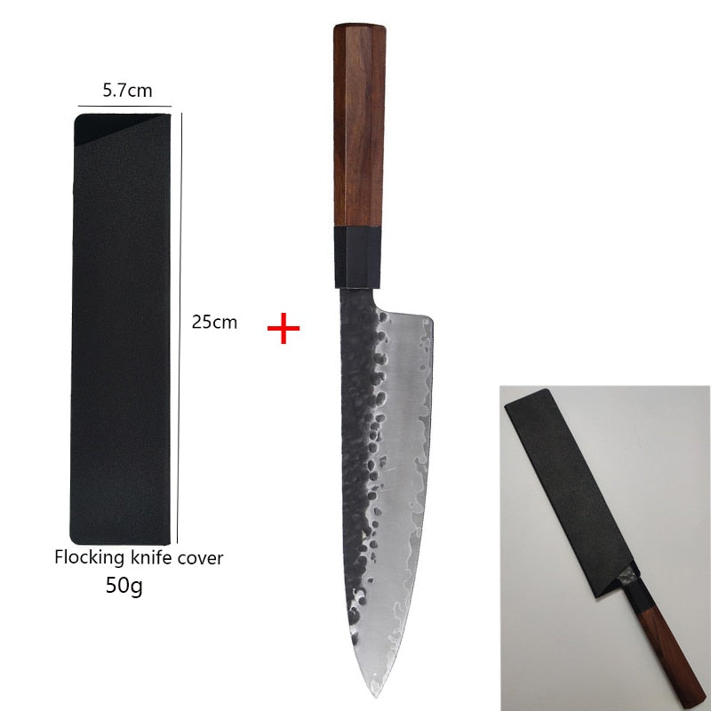 Handmade Clad Steel professional Japanese Kitchen knives Chef Knife Nakiri Knife Meat Cleaver Sushi Knife Utility Knives Cutter