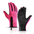 Guantes de ciclismo de invierno Bicicleta Cálido Pantalla táctil Guantes de dedo completo Impermeable Bicicleta al aire libre Esquí Motocicleta Montar
