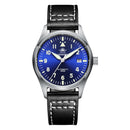 Diver Mechanical Dive Watch For Men Leather Sapphire Crystal Business Men&