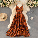Boho Slim V Neck Summer Bandage Backless Maxi Long Dress Women Casual Spaghetti Strap Party Beach Holiday Elegant Tunic Vestidos