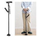 Collapsible Telescopic Folding Cane  Elder Cane LED Walking Trusty Sticks Elder Crutches for Mothers the Elder Fathers