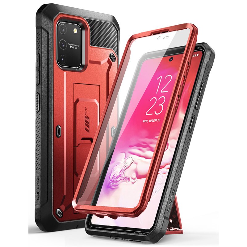 Für Samsung Galaxy S10 Lite Hülle (Version 2020) SUPCASE UB Pro Robuste Ganzkörper-Holster-Abdeckung mit integriertem Displayschutz