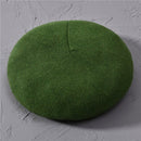 Women Beret Fashion Hat Winter Female Knitted Cotton Wool Hats Spring Brand Girls Wool Solid Color Beret