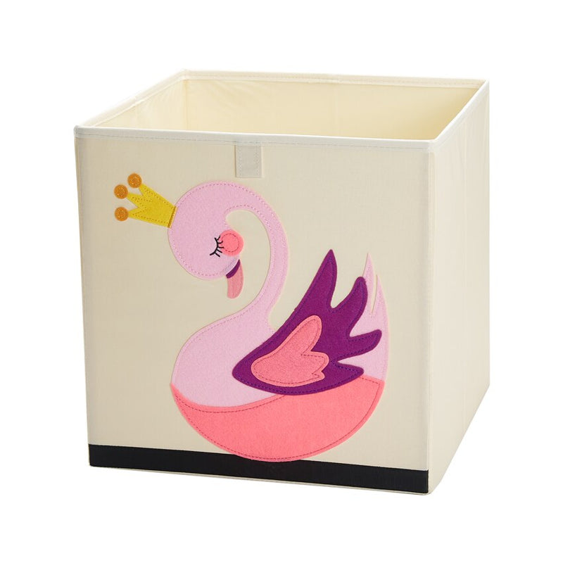 13 inch Foldable Embroidery Animal Cube Storage Box Oxford Fabric Kids Toys Organizers Bins Chest Organizer for Kids Nursery