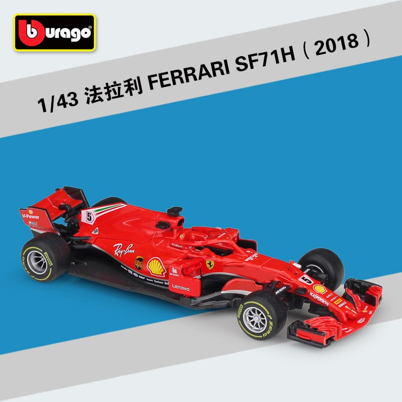 Bburago 1:43 2021 F1 Red Bull Racing RB16B 33 # Verstappen 11 # Sergio Perez Fórmula uno Simulación aleación súper modelo de coche de juguete