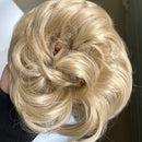 Tinashe Beauty banda elástica con cabello desordenado moño Scrunchy Chignon con banda elástica Messi postizos Donut para mujeres y niños