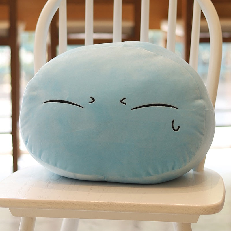 Juguetes de peluche Rimuru Tempest Anime That Time I Got Reencarned as a Slime Throw Pillow Cojín trasero Regalo suave para niños y bebés