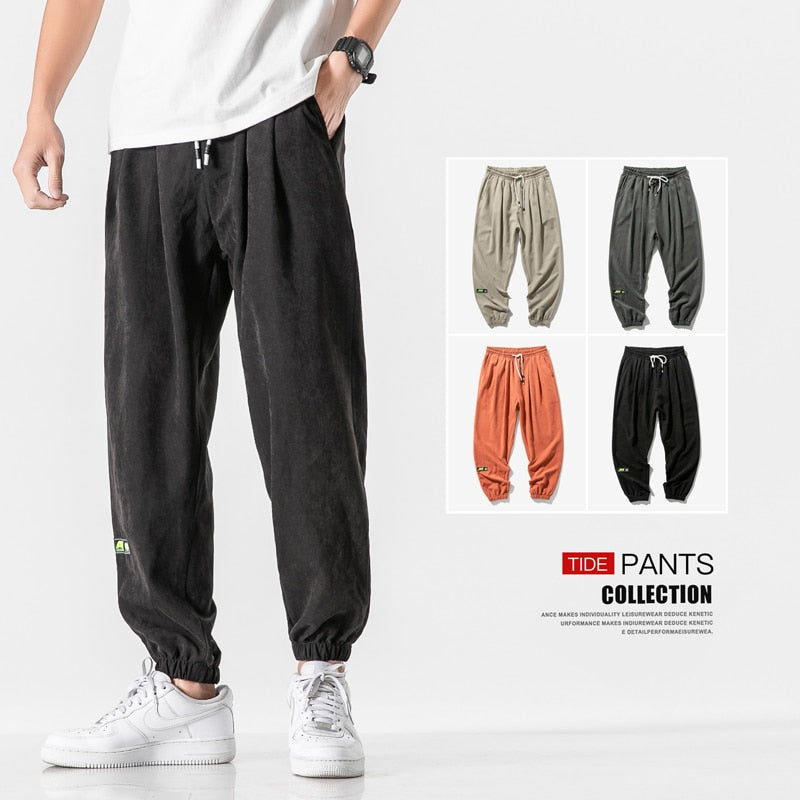 Big 5XL 6XL 7XL 8XL Hombres Casual Nuevo Sólido Pantalones de chándal Hombres Hip Hop Casual Harem Pantalones Streetwear Pantalones masculinos Pantalones de talla grande