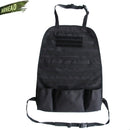 Universal Tactical MOLLE Car Seat Back Organizer military MOLLE Panel Vehicle Seat Cover Protector Kit Mat Black