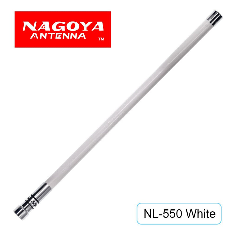 NAGOYA NL-550 VHF UHF 144 MHz / 430 MHz Dual Band 200 W 3,0 dBi Glasfaserantenne mit hoher Verstärkung für Mobilfunk-Auto-Funkgeräte