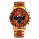 BOBO BIRD, relojes de madera para hombre, reloj Masculino, marca superior de lujo, elegante cronógrafo, reloj militar, gran regalo para hombre, OEM