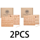 Montessori Tracing Board Wooden toy for girls boy Double Sided Uppercase &amp; Lowercase Letters number Educational game toy product