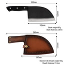 XYj Carabiner Butcher Knife Full Tang Outdoor Camping Outdoor Gift Box Cover Sheath Parcel Survive 7cr17 Stainless Steel Knife