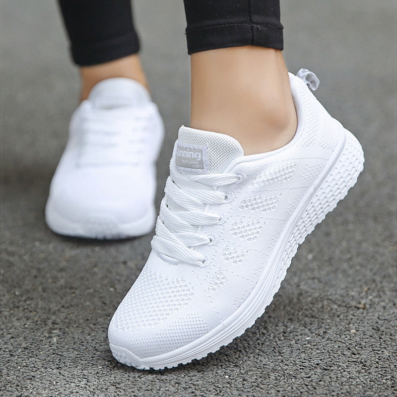 Sportschuhe Frauen Atmungsaktive Turnschuhe Frauen Weiße Schuhe Für Korb Femme Ultraleicht Frau Vulkanisieren Schuhe Paar Casual Sneaker