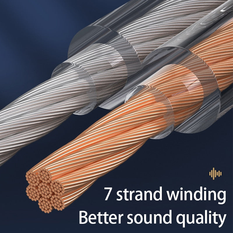 HUALIWEN DIY HIFI Audio Cable Oxygen Free Pure Copper Speaker Cable For Car Audio Home Theater Audio Wire Soft Touch Cable