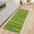 Kitchen Doormat 3D Green Grass Bamboo Print Floor Mat Hallway Living Room Balcony Bath Mat Non Slip Area Rugs Bathroom  Carpet