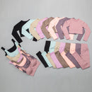 Legging deportivo de cintura alta, ropa deportiva para gimnasio para mujer, traje de Yoga para mujer sin costuras, conjunto de entrenamiento de alta elasticidad, Sujetador deportivo acolchado