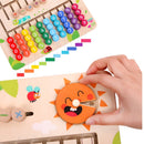 Pädagogisches Holz-Mathe-Spielzeug für Kinder aus Holz Montessori-Materialien Lernzahlen passendes Spiel Mathematik Montessori-Spielzeug