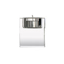 PEANDIM Wedding Centerpieces Decorations Idea K9 Crystal Candle Holder Set Of 3 Tealight Candlestick Candle Strands 6cm 8cm 10cm