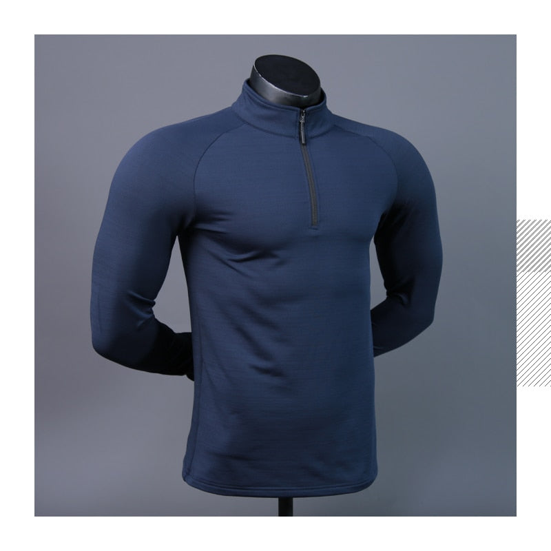 Compression Shirts Bodybuilding Football Mens Outdoor Long Sleeve Training Sporting Jerseys Quick Dry Running Man Fitness Tee