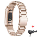 Correa para Fitbit charge 3 band Pulsera de repuesto Charge3/Charge4 Reloj inteligente Pulsera de acero inoxidable Fitbit Charge 4 band