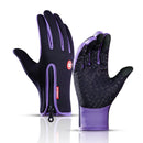 Guantes de ciclismo de invierno Bicicleta Cálido Pantalla táctil Guantes de dedo completo Impermeable Bicicleta al aire libre Esquí Motocicleta Montar
