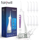Fairywill 300ml Portable Oral Irrigator USB Rechargeable Dental Water Flosser Jet Irrigator Dental Teeth Cleaner 3 Modes
