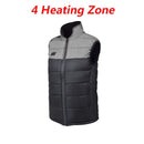 4 Zonen Outdoor Beheizte Weste Männer Frauen Elektrische Intelligente Heizweste Jacke Slveeless Thermoweste Sport Wandern Camping