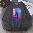 2022 Demon Slayer Japón Anime hombres Hoody otoño nueva moda sudadera Harajuku polar pulóveres personalidad cuello redondo hombres sudaderas