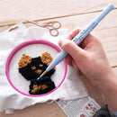 MIUSIE 156 Pcs Embroidery Thread DIY Craft Needlework Cross Stitch Embroidery Hoop Knitting Sewing Punch Needle Kit For Beginner