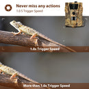 4 unids/lote Cámara de rastreo de caza 850NM 12MP 1080P cámaras de seguimiento de animales trampas fotográficas vigilancia salvaje HT001B