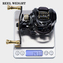 GBC200 142g Ultralight Carbon Fiber BFS Baitcasting Fishing Reel  Double Spool Fishing Bait Smooth Casting Reel UL Fishing Reel