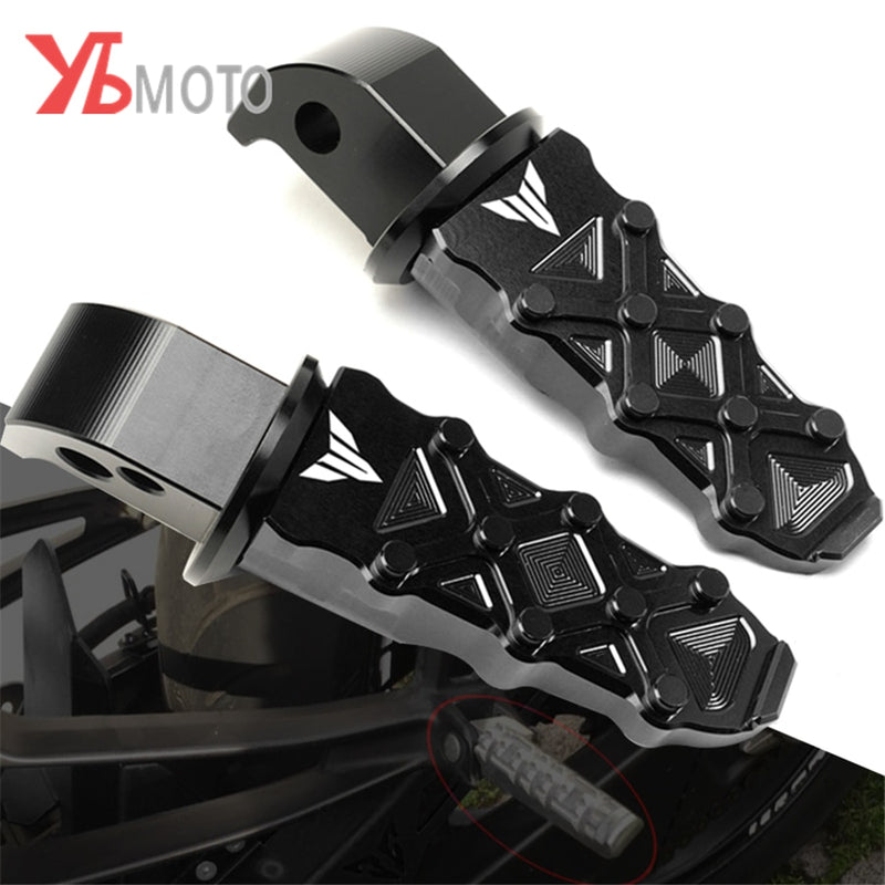 Motorcycle T6063 Aluminum Rear Passenger Foot Pegs Rests For YAMAHA MT-10 MT-03 MT-25 MT-07 MT-09 2015-2019 2020 MT07 MT09