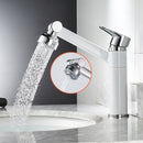 Basin Faucet Water Tap Bath 360 Degree Swivel Gold Bathroom Faucet Single Handle Sink Tap Mixer Hot and Cold Sink Water Crane