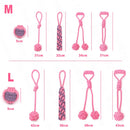 Cotton Rope Dog Interactive Toy  for Large Small Dogs Outdoor Teeth Clean Durable Dog Chew Ball Toys Labrador Juguete para Perro