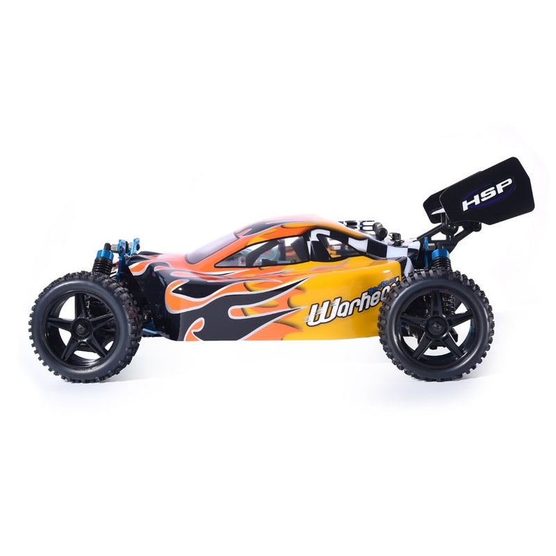 HSP RC Car 1:10 Scale 4wd Two Speed ​​Off Road Buggy Nitro Gas Power Remote Control Car 94106 Warhead High Speed ​​Hobby Toys