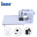Inne Portable Sewing Machine Mini Electric Household Crafting Mending Overlock 12 Stitches with Presser Foot Pedal Beginners